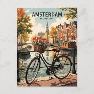 Invitation Carte Postale Amsterdam Pays-Bas