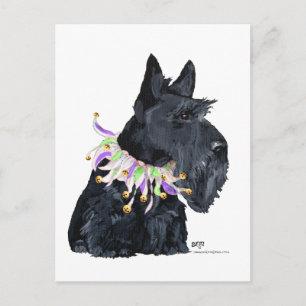 Invitation Carte Postale Animal de fête Scottish Terrier