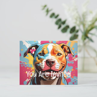 Invitation Carte Postale Anniversaire du Staffordshire