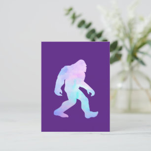 Invitation Carte Postale Aquarelle Bigfoot