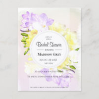 Aquarelle Fête des mariées Fleurs Freesia