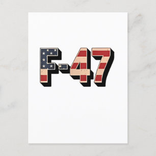 Invitation Carte Postale Avion de chasse officiel F47 Maga F-47 Jet de comb