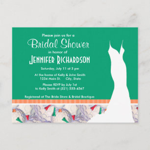 Invitation Carte Postale Balls de golf mignonnes et Motif Tee - shirt