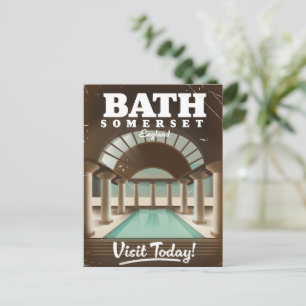 Invitation Carte Postale Bath Somerset Angleterre affiche voyage