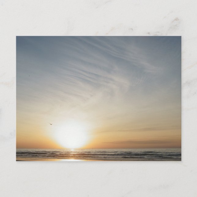 Invitation Carte Postale Beach Sunrise Celebration Blank (Devant)