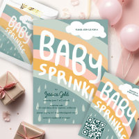 BÉBÉ SPRINKLE Cute Nuages Rainbow Rain Custom