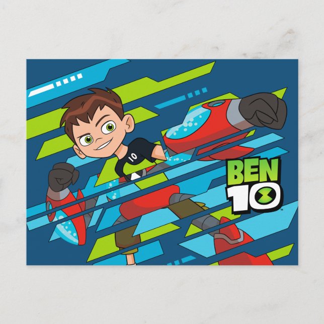 Invitation Carte Postale Ben 10 Débordement de la transformation de l'ADN (Devant)