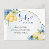 Blue Floral Lemon Main Squeeze Livres pour bébé