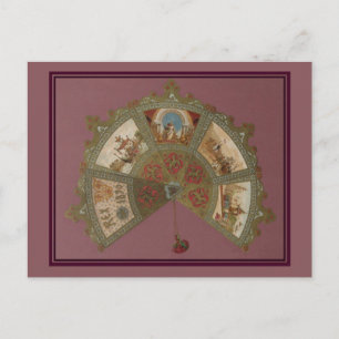 Invitation Carte Postale Boule 1890 de Rex de mardi gras