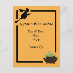 Invitation Carte Postale brassage
