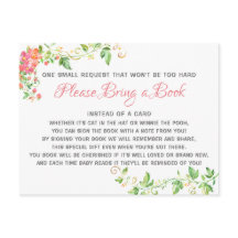 Bunny Boho Floral Apportez un Baby shower de bibli