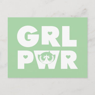 Invitation Carte Postale Buttercup : Girl power