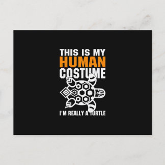 Invitation Carte Postale Cadeau Halloween C'est Mon Costume Humain