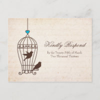 Cage d'oiseaux fantaisie - Chocolat et mariage Tur