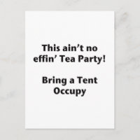 Ceci n'est pas un putain de Tea Party ! Apportez u