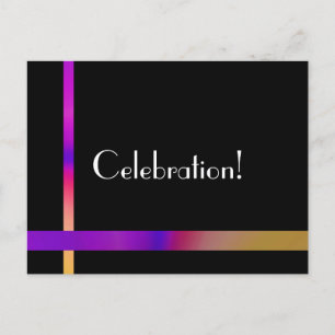Invitation Carte Postale Célébration !