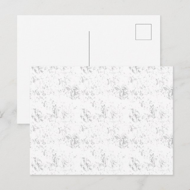 Invitation Carte Postale Conception de célébration de mariage romantique de (Devant / Derrière)