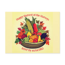 Cornucopie de récolte heureuse
