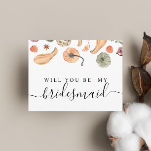 Invitation Carte Postale Couleur tendance Citrouille aquarelle   Vibrations