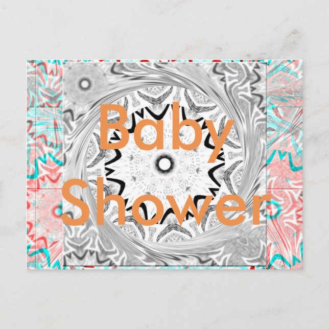 Invitation Carte Postale Culture africaine dynamique : une fusion rose et c (Devant)