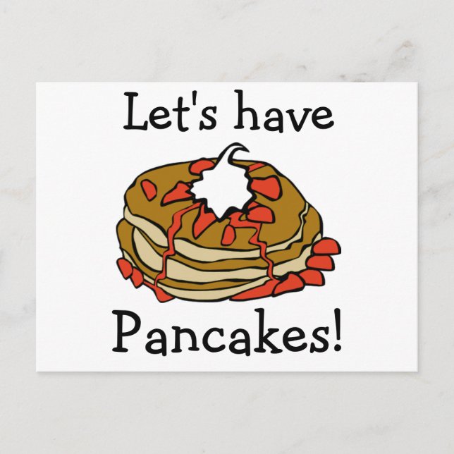 Invitation Carte Postale Des crêpes ! (Devant)