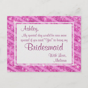 Invitation Carte Postale Des parties scintillantes de roses indien -