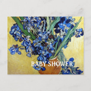 Invitation Carte Postale Douche de mariée. Vincent van Gogh