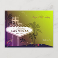Élégant Las Vegas Nevada Mariage RSVP