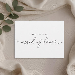 Invitation Carte Postale Élégante dentelle rustique vous serez ma femme d'h