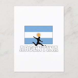 Invitation Carte Postale Équipe d'Argentine de football