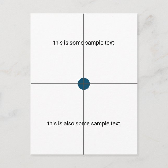 Invitation Carte Postale essai échantillon (Devant)