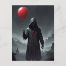 Faucheuse Grim et ballon rouge