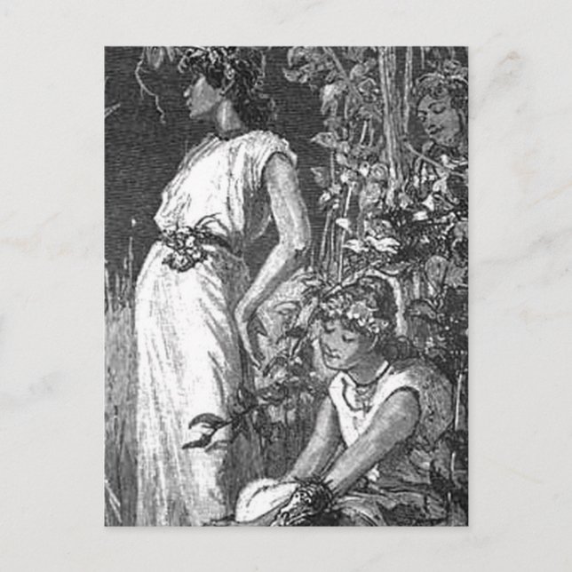 Invitation Carte Postale Fées afro-américaines (Fête des mariées) (Devant)