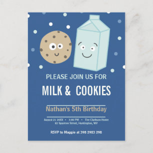 Invitation Carte Postale Fête d'anniversaire moderne personnalisée