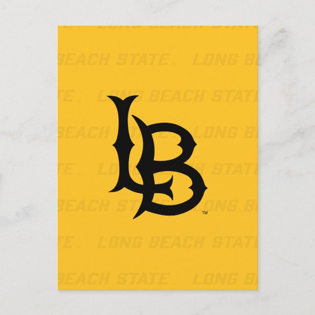 Invitation Carte Postale Filigrane de Long Beach State (Devant)