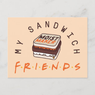 Invitation Carte Postale FRIENDS™  Mon sandwich
