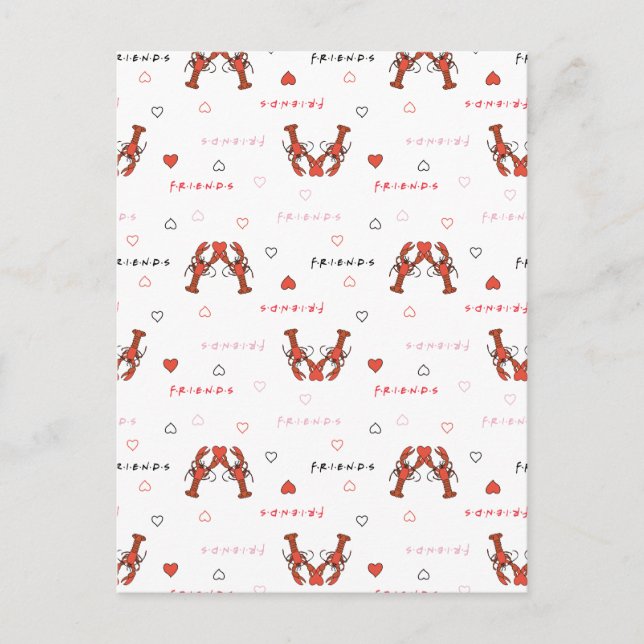 Invitation Carte Postale FRIENDS™| Tu es mon Motif de homard (Devant)