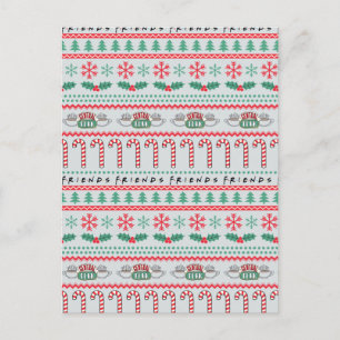 Invitation Carte Postale FRIENDS™  Vilain Motif de Noël