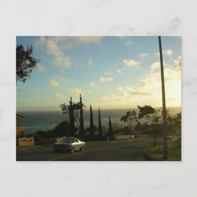 Invitation Carte Postale Hawaii RSVP (Devant)