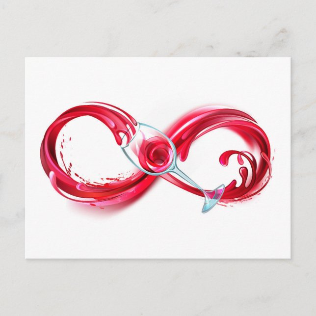 Invitation Carte Postale Infinity (Devant)