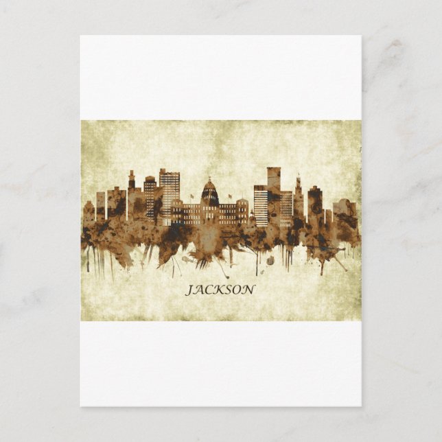 Invitation Carte Postale Jackson Mississippi (Devant)