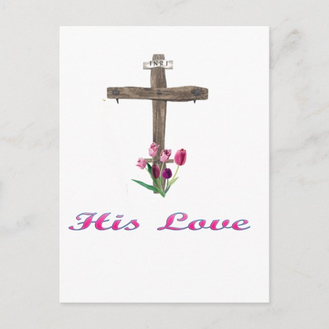 Invitation Carte Postale john 3:16 (Devant)