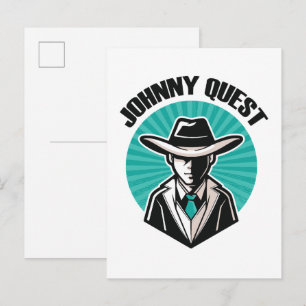 Invitation Carte Postale Johnny Quest