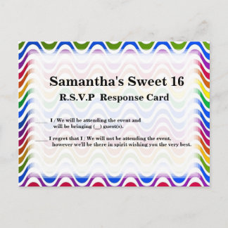 Invitation Carte Postale Juste une vague - Primaire