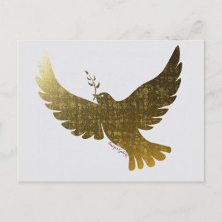 Invitation Carte Postale La colombe de la paix