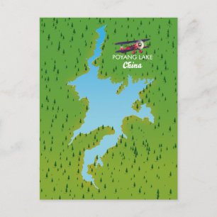 Invitation Carte Postale Lac Poyang