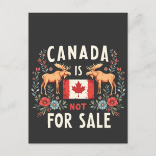 Invitation Carte Postale Le Canada n'est pas à vendre Amérique Trump 51e Ét