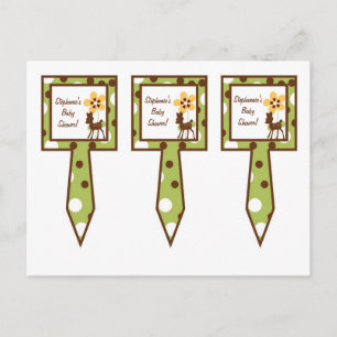 Invitation Carte Postale Le gâteau de 3 tasses sélectionne des cerfs