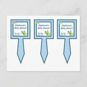 Invitation Carte Postale Le gâteau de 3 tasses sélectionne la tortue de mer