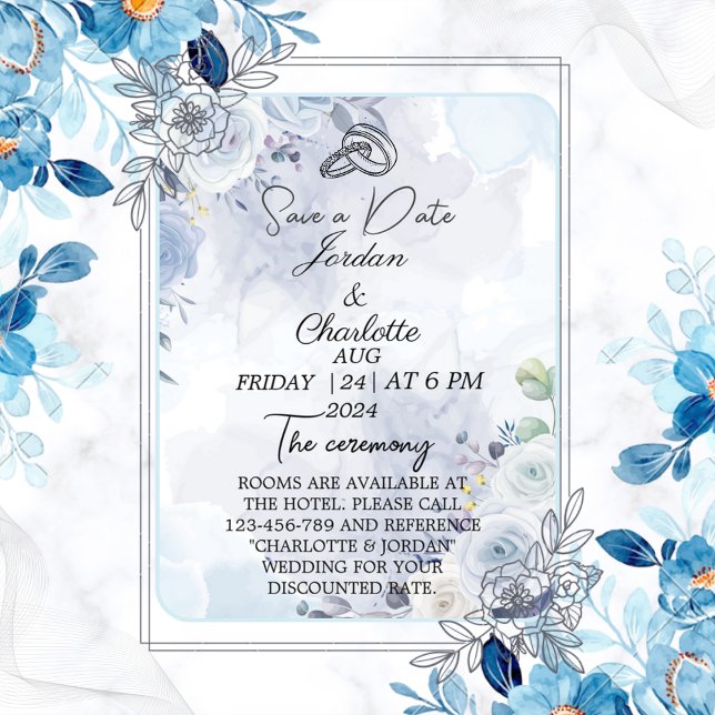 Invitation Carte Postale Le Mariage De L'Invitation (Créateur téléchargé)